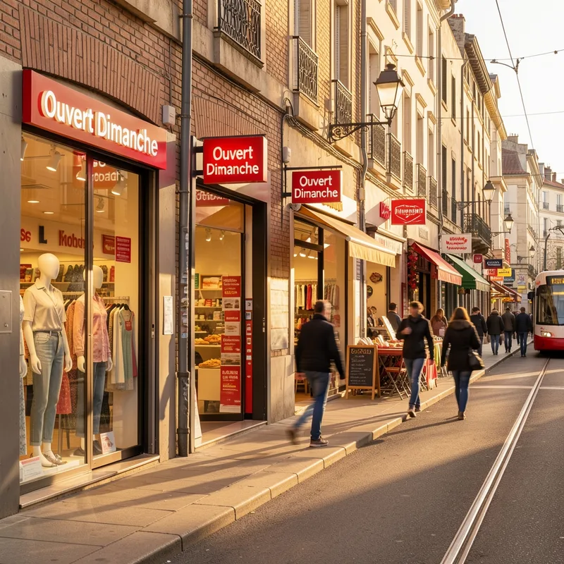 Magasins ouverts le dimanche à Toulouse : horaires et zones en 2026