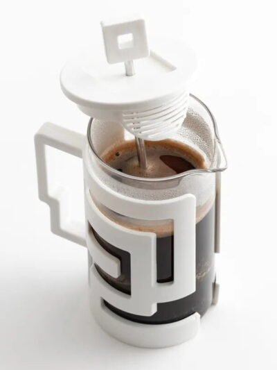 Cafetière à piston française 350 ml en verre borosilicaté